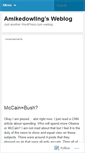 Mobile Screenshot of amikedowling.wordpress.com