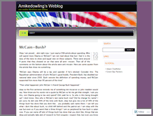 Tablet Screenshot of amikedowling.wordpress.com