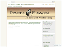 Tablet Screenshot of jonstonegoff.wordpress.com