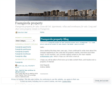 Tablet Screenshot of fuengirolapropertyforsale.wordpress.com