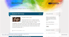 Desktop Screenshot of akmaomar.wordpress.com