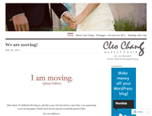 Tablet Screenshot of cleochang.wordpress.com