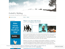 Tablet Screenshot of fofo08.wordpress.com