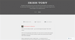 Desktop Screenshot of anirishtory.wordpress.com