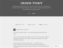 Tablet Screenshot of anirishtory.wordpress.com