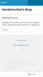 Mobile Screenshot of genderfuckbel.wordpress.com
