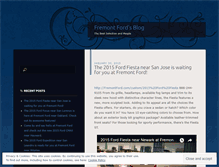 Tablet Screenshot of fremontford.wordpress.com