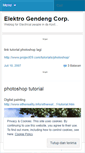 Mobile Screenshot of elektrogendeng.wordpress.com