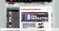 Desktop Screenshot of iphapress.wordpress.com