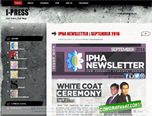 Tablet Screenshot of iphapress.wordpress.com