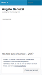Mobile Screenshot of angelobenuzzi.wordpress.com