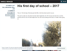 Tablet Screenshot of angelobenuzzi.wordpress.com