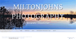 Desktop Screenshot of miltonjohns.wordpress.com