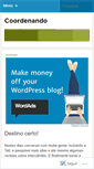 Mobile Screenshot of coordenando.wordpress.com