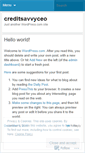 Mobile Screenshot of creditsavvyceo.wordpress.com