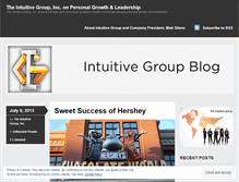 Tablet Screenshot of intuitivegroup.wordpress.com