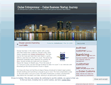 Tablet Screenshot of dubaibizniz.wordpress.com