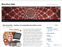 Tablet Screenshot of bhaidoojgifts.wordpress.com