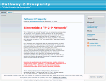 Tablet Screenshot of pathwayprosperity.wordpress.com