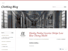 Tablet Screenshot of clothingblog1r.wordpress.com