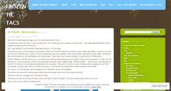 Desktop Screenshot of frozentictacs.wordpress.com