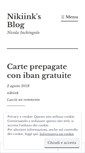 Mobile Screenshot of nikiink.wordpress.com