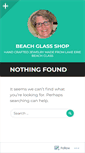 Mobile Screenshot of beachglassshop.wordpress.com