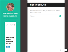 Tablet Screenshot of beachglassshop.wordpress.com