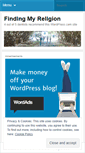 Mobile Screenshot of findingmyreligionblog.wordpress.com