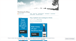Desktop Screenshot of mushingbe.wordpress.com
