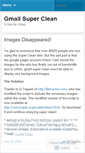 Mobile Screenshot of gmailsuperclean.wordpress.com