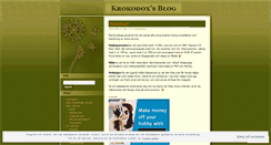 Desktop Screenshot of krokodox.wordpress.com