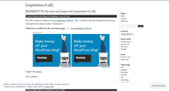 Desktop Screenshot of experienceitall.wordpress.com