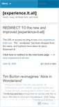 Mobile Screenshot of experienceitall.wordpress.com