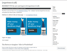 Tablet Screenshot of experienceitall.wordpress.com