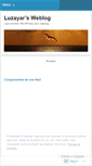 Mobile Screenshot of luzayar.wordpress.com