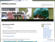 Tablet Screenshot of herodessolution.wordpress.com