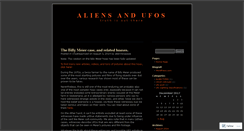 Desktop Screenshot of alienseeker.wordpress.com