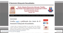 Desktop Screenshot of enlacandosexualidades.wordpress.com