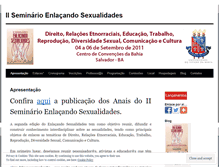 Tablet Screenshot of enlacandosexualidades.wordpress.com