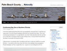 Tablet Screenshot of palmbeachcountynaturally.wordpress.com