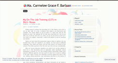 Desktop Screenshot of macarmeleegracebarlaan.wordpress.com