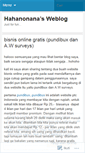 Mobile Screenshot of hahanonana.wordpress.com