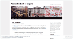 Desktop Screenshot of abolishthebank.wordpress.com