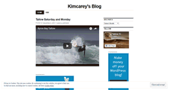 Desktop Screenshot of kimcarey.wordpress.com