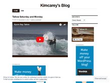Tablet Screenshot of kimcarey.wordpress.com