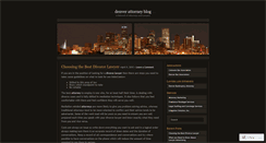 Desktop Screenshot of denverattorneys.wordpress.com