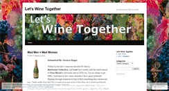 Desktop Screenshot of letswinetogether.wordpress.com