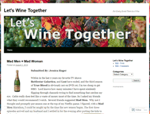 Tablet Screenshot of letswinetogether.wordpress.com