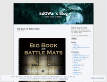 Tablet Screenshot of edowarsblog.wordpress.com